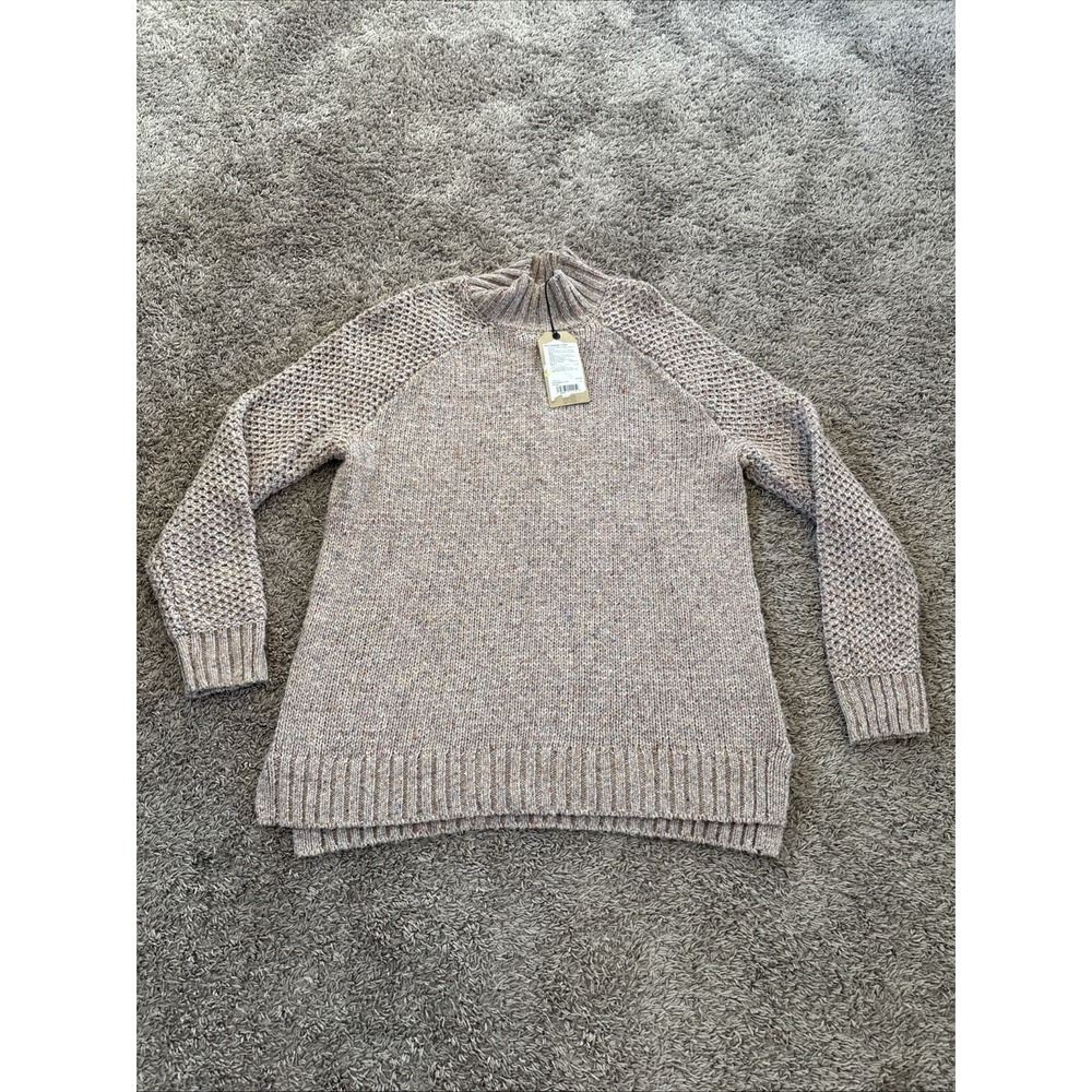 PrAna Women's Ladies‎ Nolan Tunic Sweater Cable Knit Size Large Pullover NWT